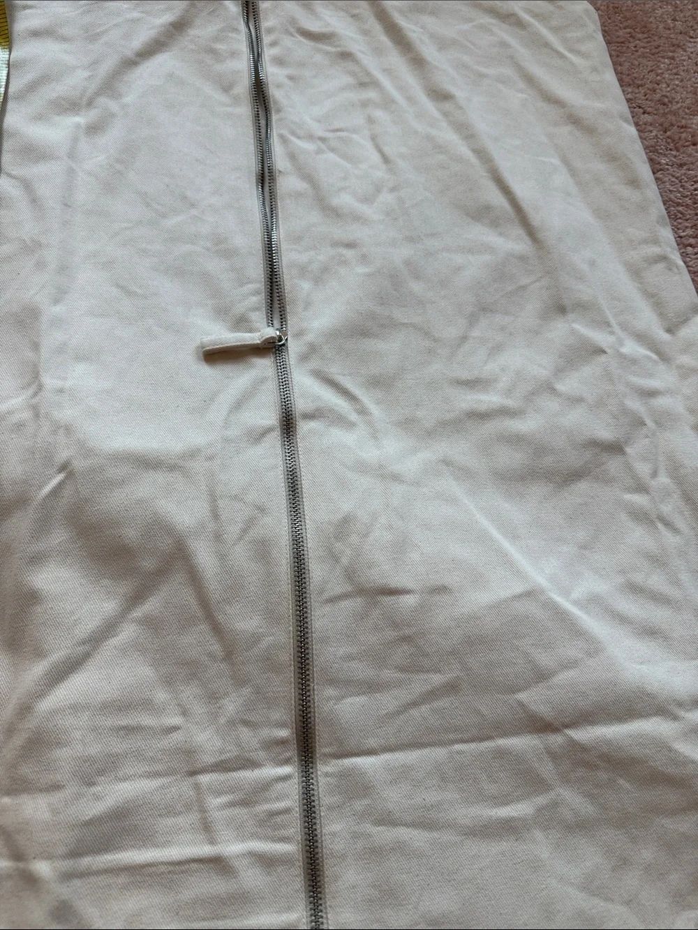 💛 NEW Saint Laurent Natural Cotton Garment Cover with Handles